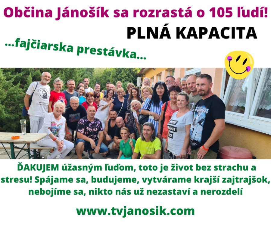 Občina Jánošík v Radave 6.8.2022